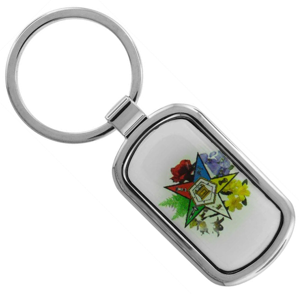 OES Freeman Masonic Mason G - Coated Key Chain
