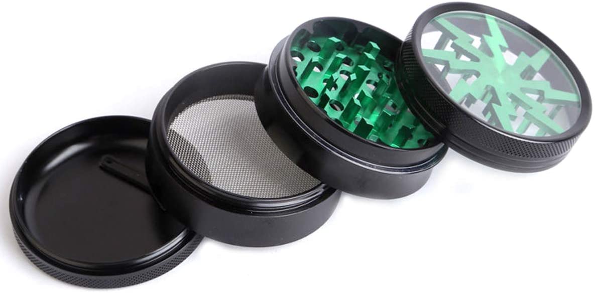 Green Metal Spice Grinder