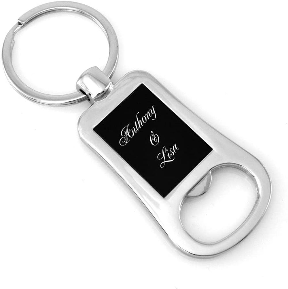 Personalized Bottle Opener Keychain - Free Laser Engraving