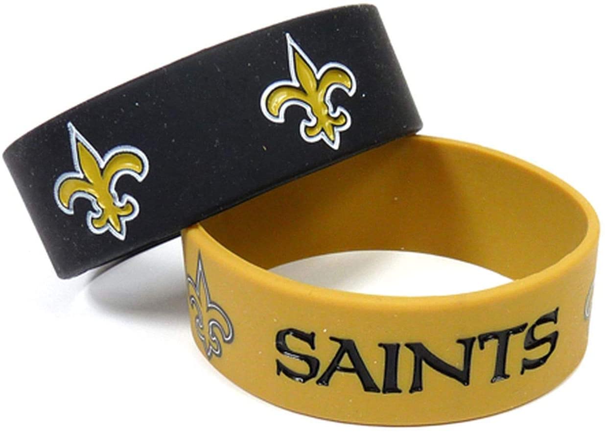 Silicone Rubber Bracelet New Orleans Saints