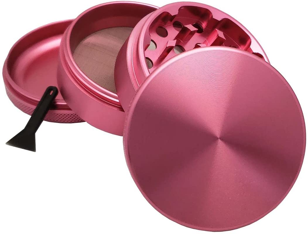Pink Metal Spice Grinder