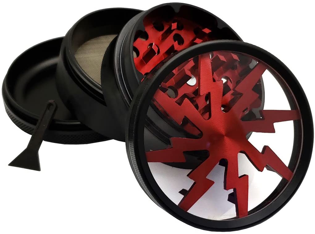 Bolt Red Metal Spice Grinder