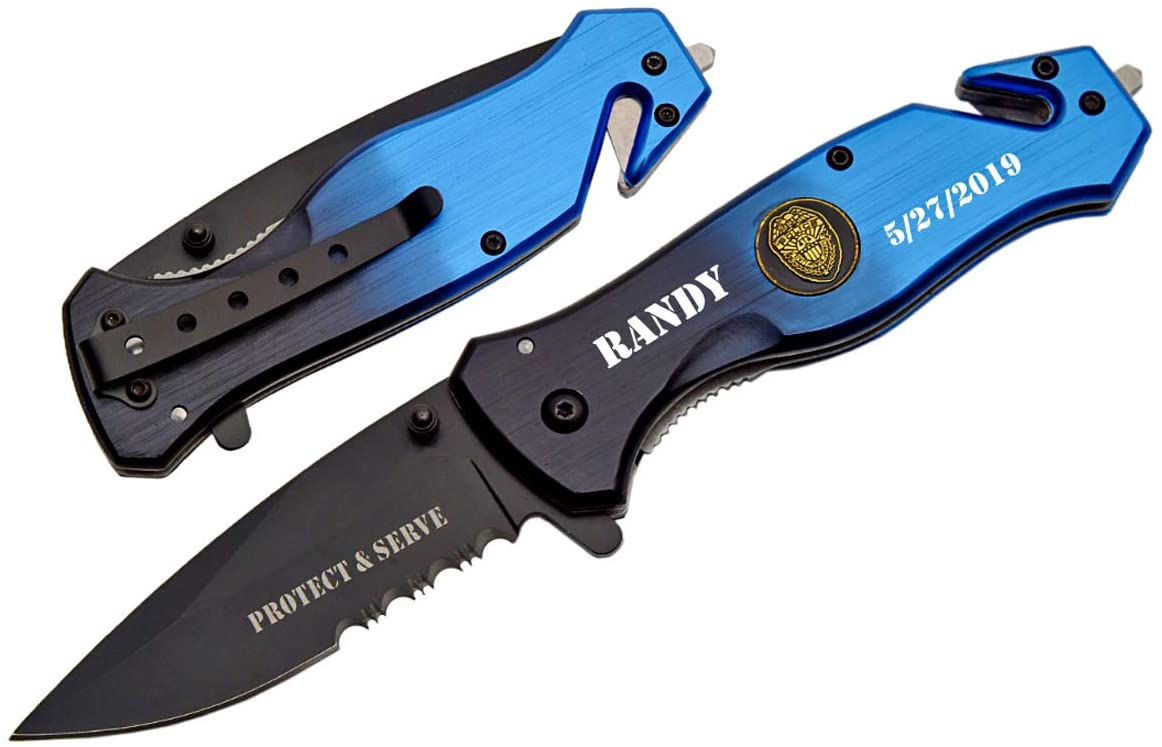 4.5" POLICE RESCUE FOLDING KNIFE