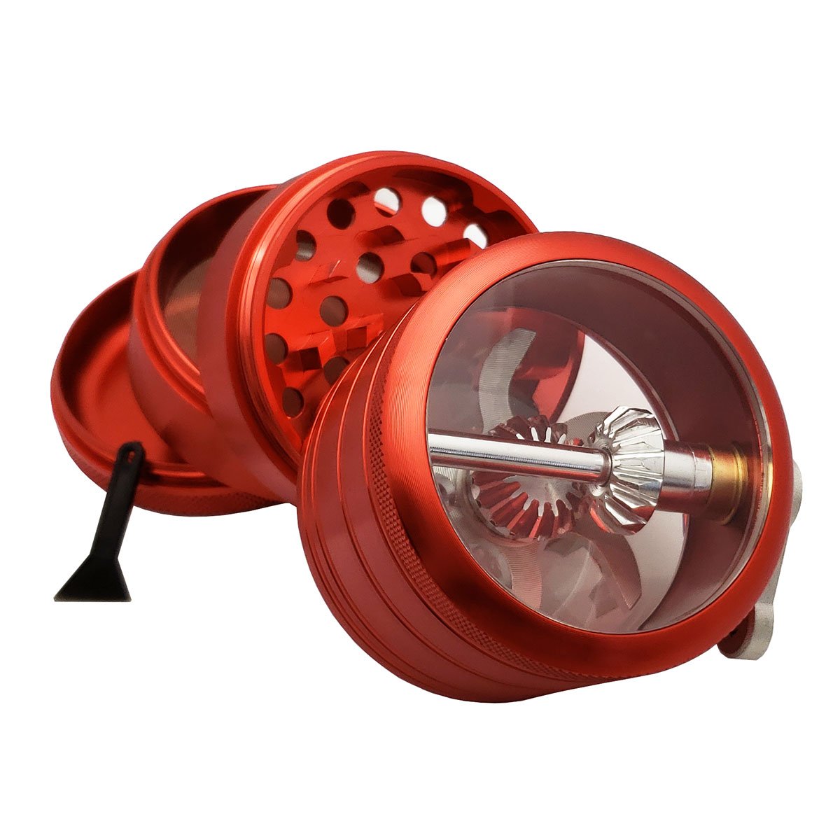 Herb, Spice Durable 62mm 2.5 Inches Grinder Red