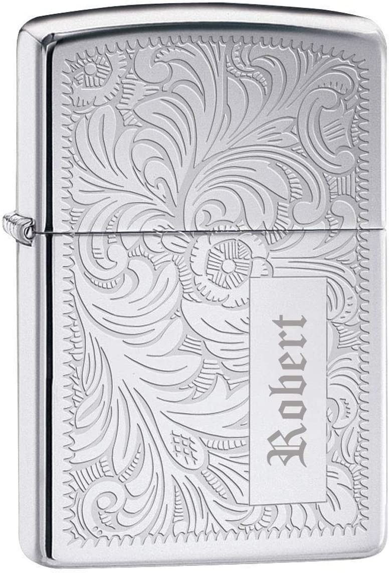Personalized ZIPPO Lighter Venetian - Free Engraving