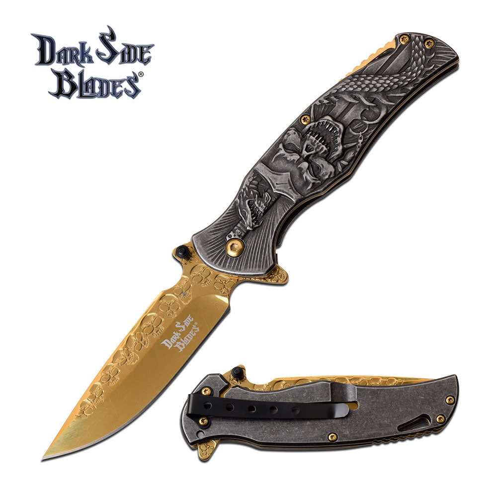 DARK SIDE BLADES DS-A063BK OPEN ASSISTED KNIFE