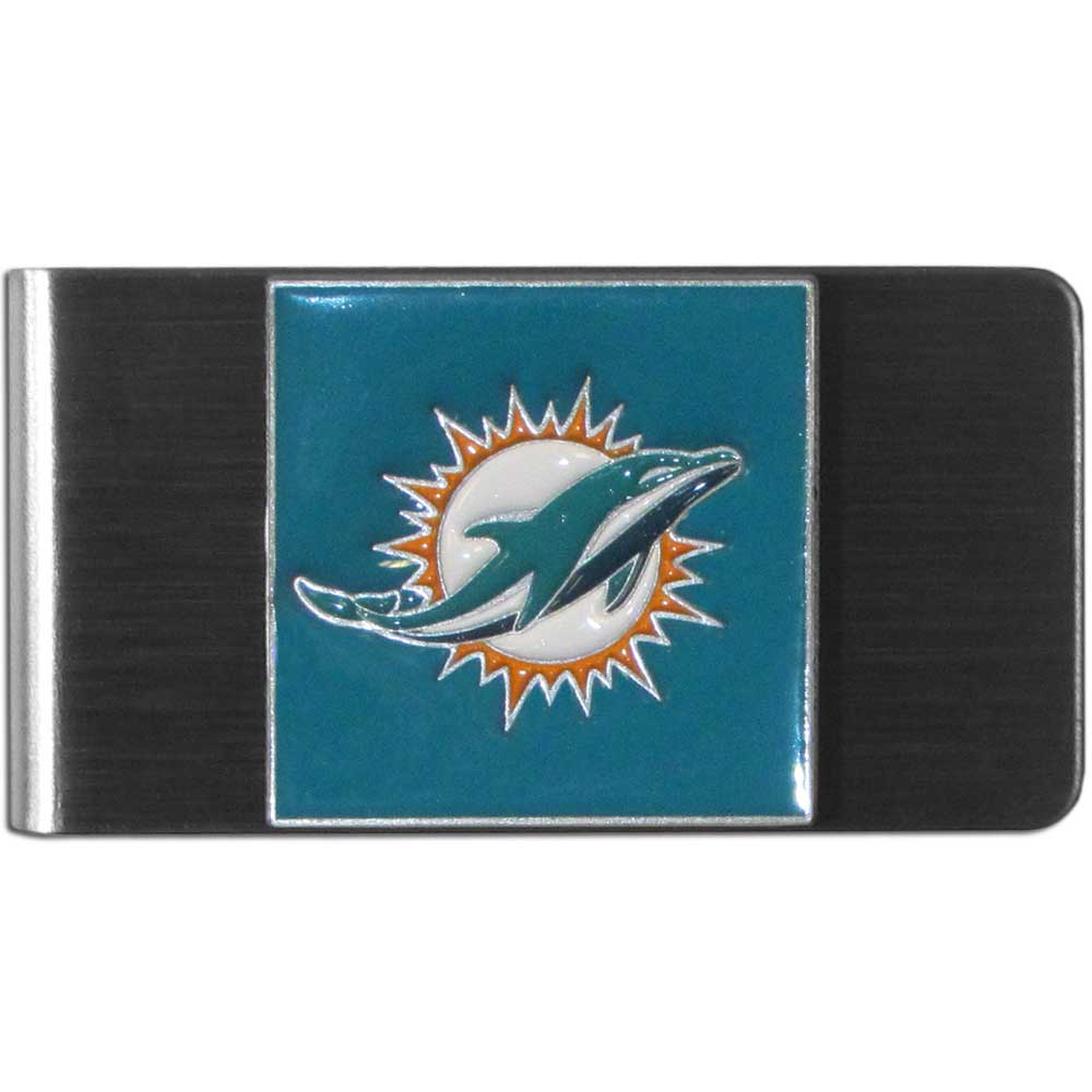 Miami Dolphins NFL Steel Money Clip