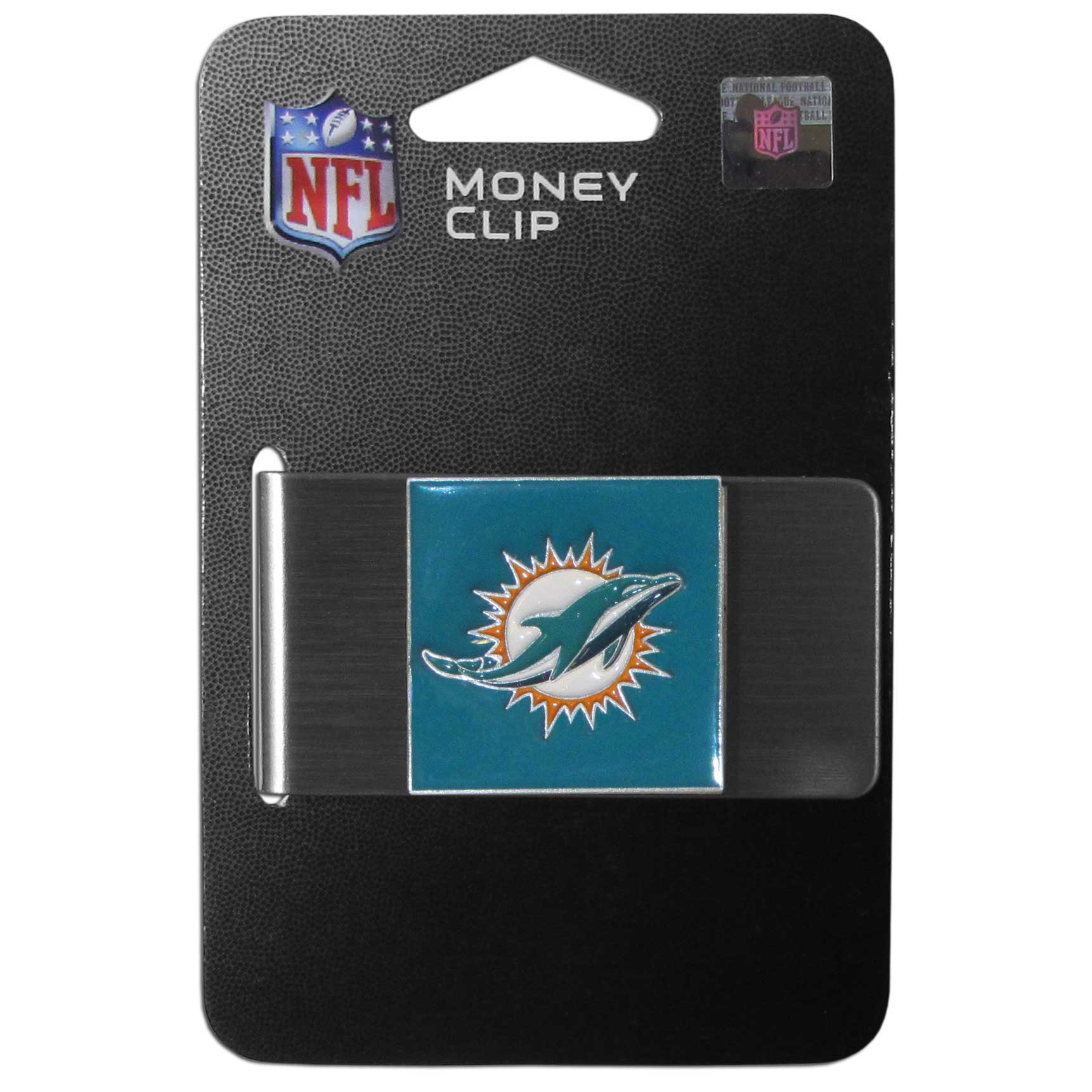 Miami Dolphins NFL Steel Money Clip
