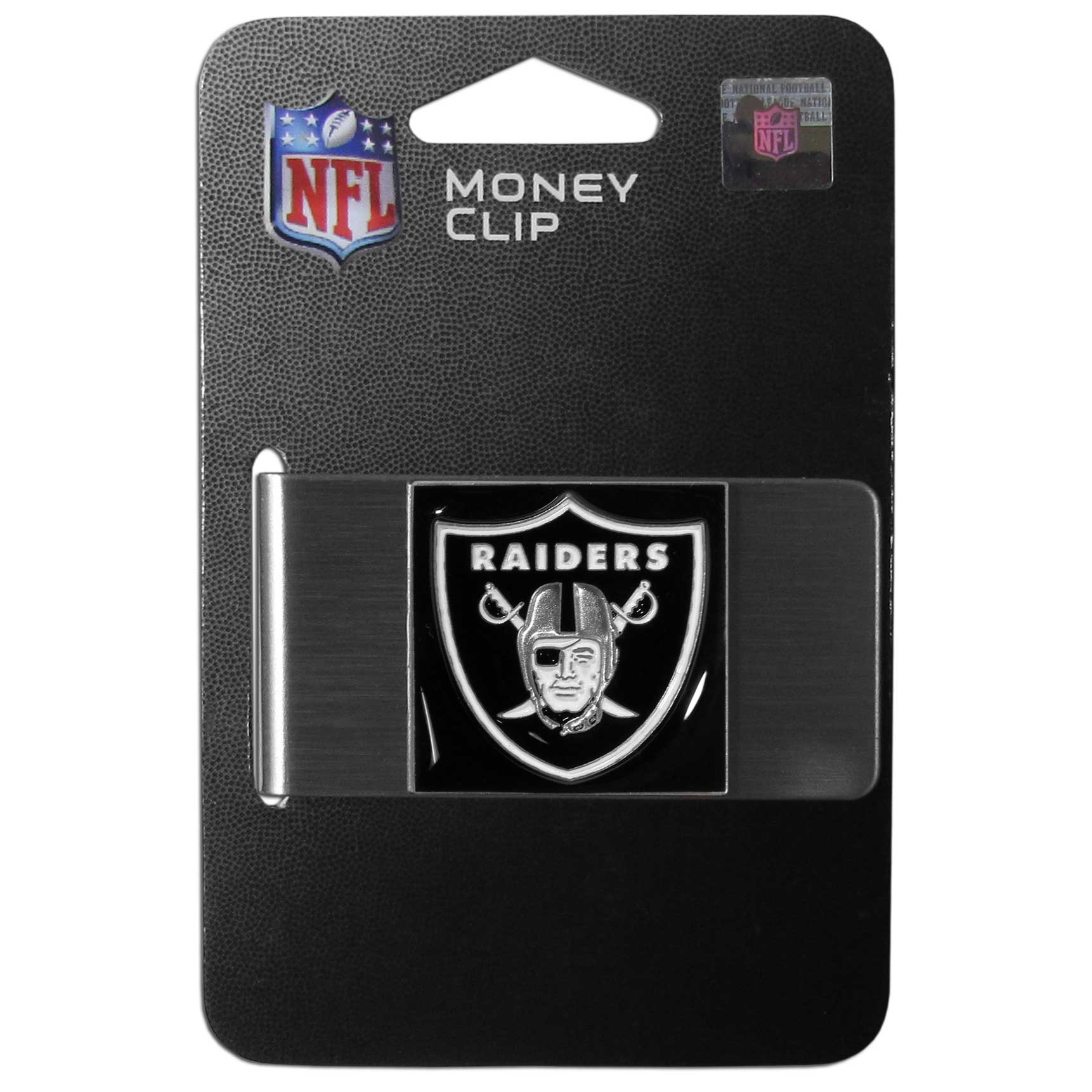 Las Vegas Raiders NFL Steel Money Clip