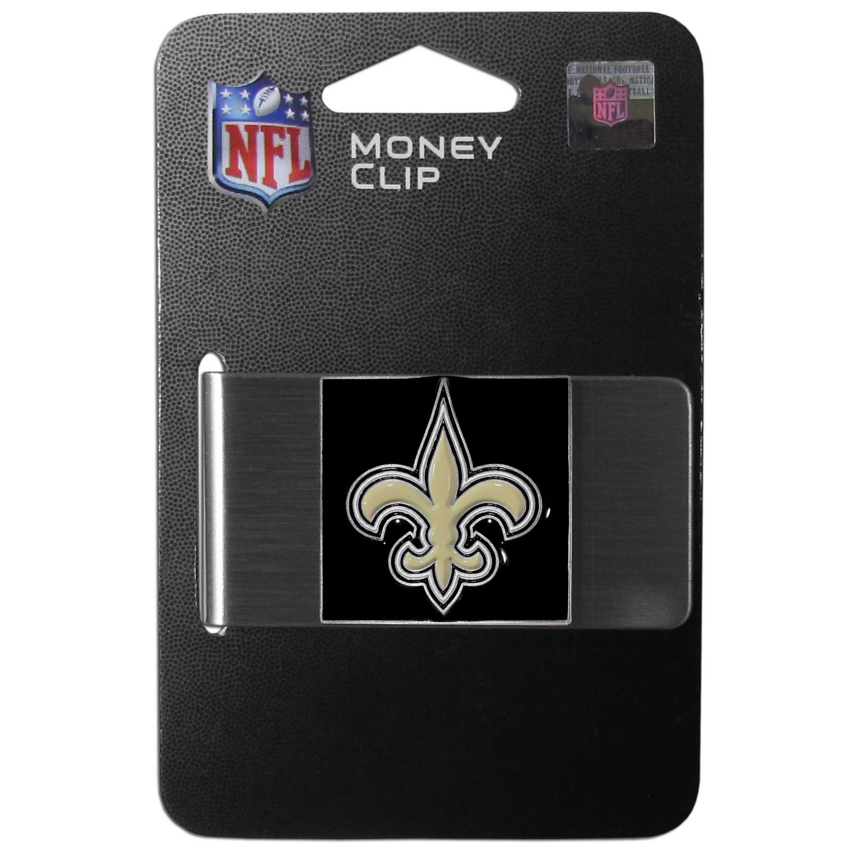 New Orleans Saints Steel Money Clip