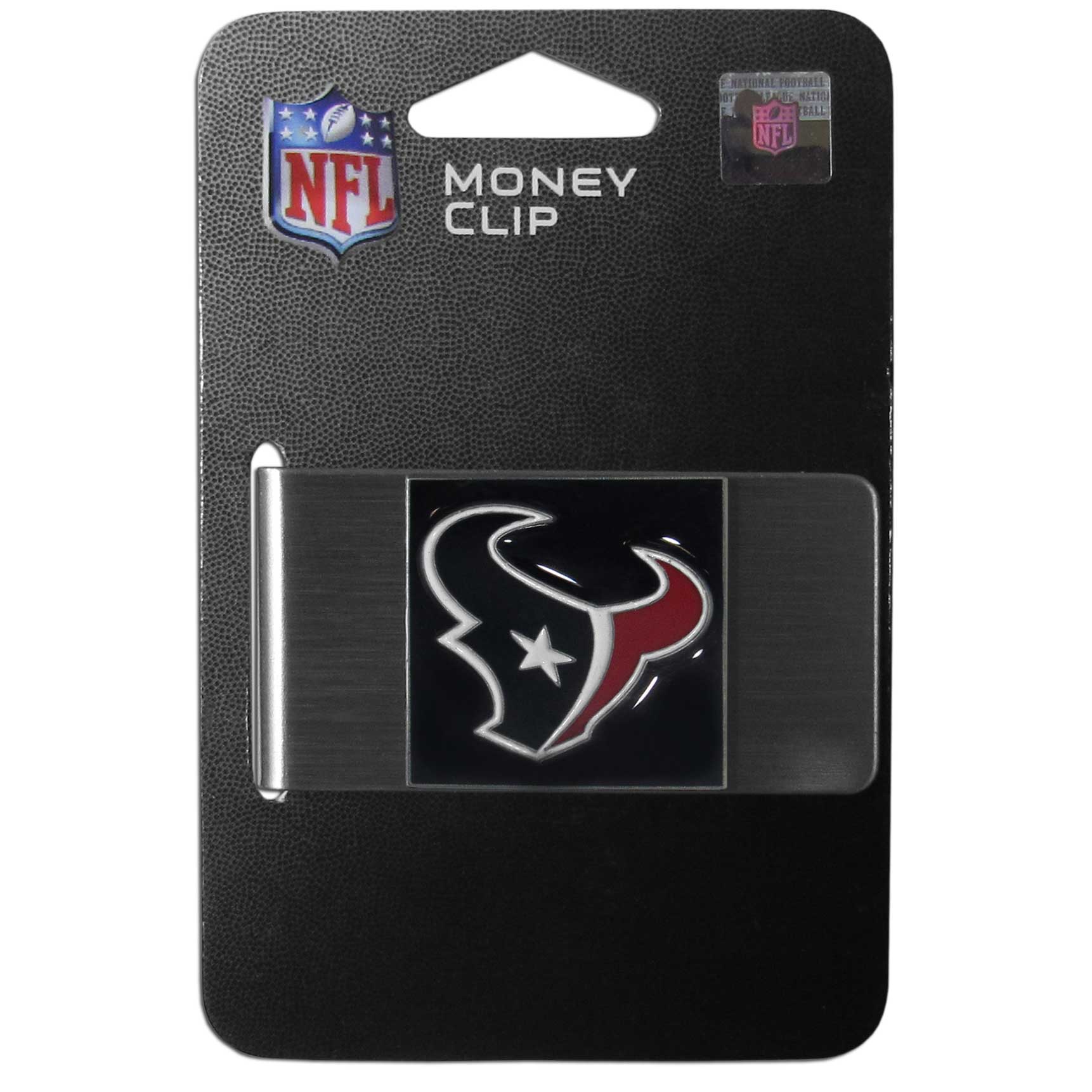 Houston Texans NFL Steel Money Clip