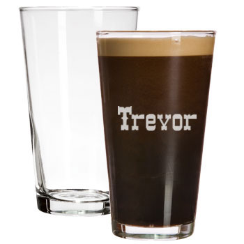 Pint Glasses Free Engraving