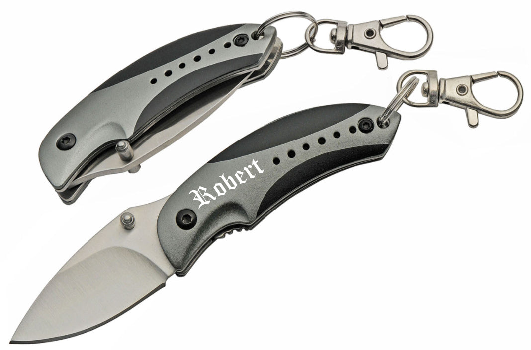 Camper Folding Packet Knife Grey
