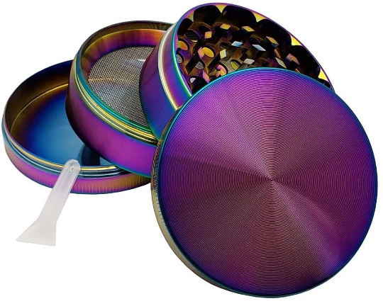 Personalized Rainbow Herb, Spice Durable 62mm 2.5 Inches Grinder Your Photo or Any Logo