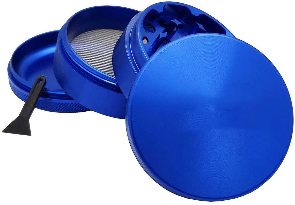 Personalized Blue Herb, Spice Durable 62mm 2.5 Inches Grinder Your Photo or Any Logo