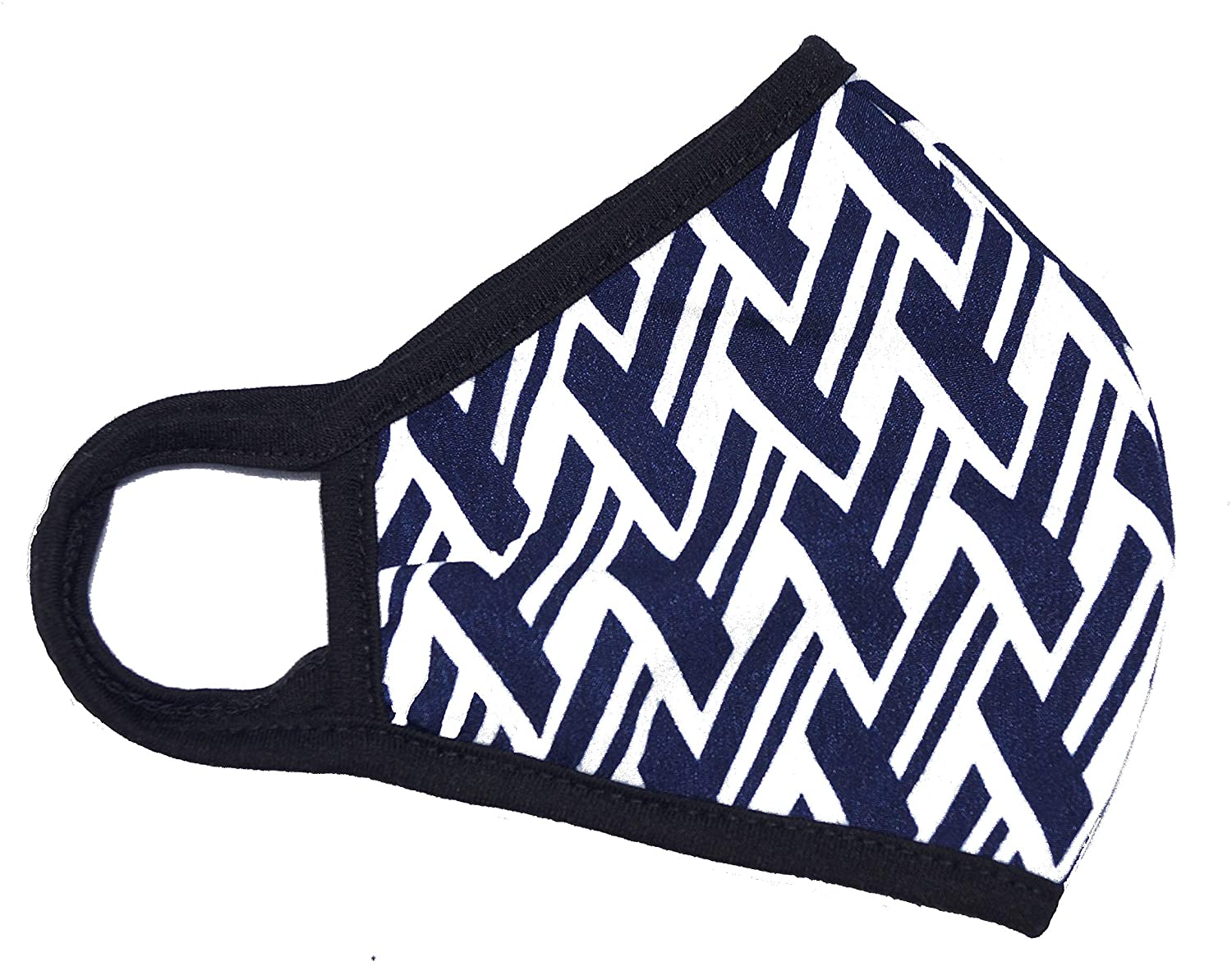 GIFTS INFINITY Cloth Face Mask! Made in USA Handmade Face Mask Unisex Lightweight Breathable Washable Reusable 100% Cotton (Black)