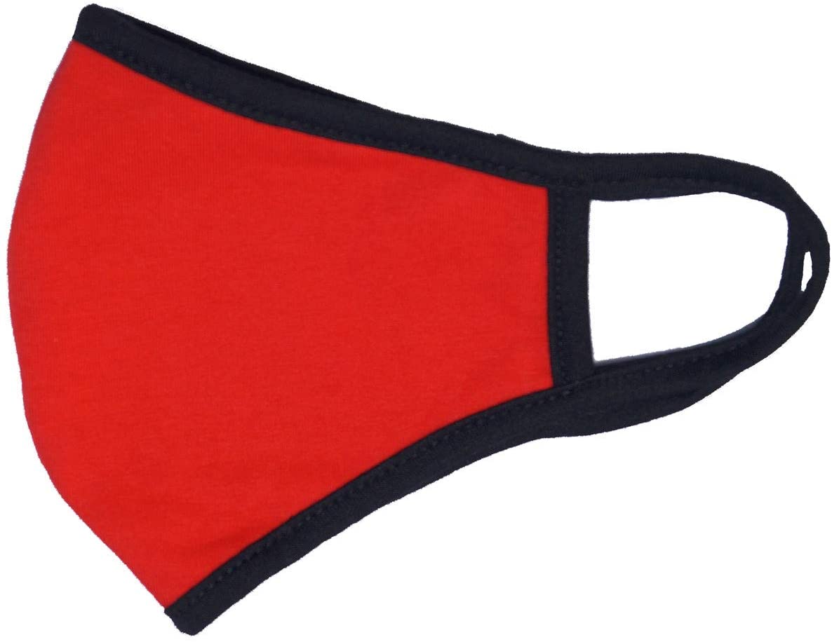 GIFTS INFINITY Cloth Face Mask! Made in USA Handmade Face Mask Unisex Lightweight Breathable Washable Reusable 100% Cotton (Black)