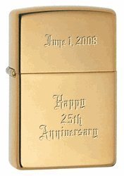 Personalized Genuine Brass Zippo Lighter Idea - Birthday Gift