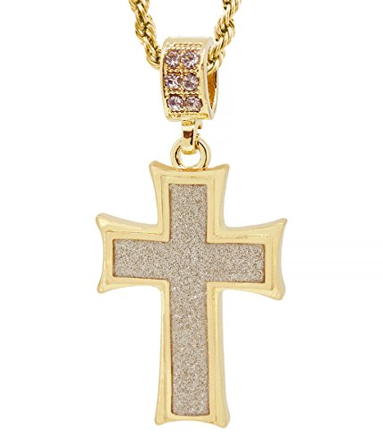 GIFTS INFINITY Hot New Gold Tone The Maltese Cross Men's Pendant Free 24" Rope Chain #2005