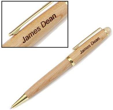 GIFTS INFINITY - Personalized Wood Pens, Free Engraving 1 line with 15 letters, Pack 1