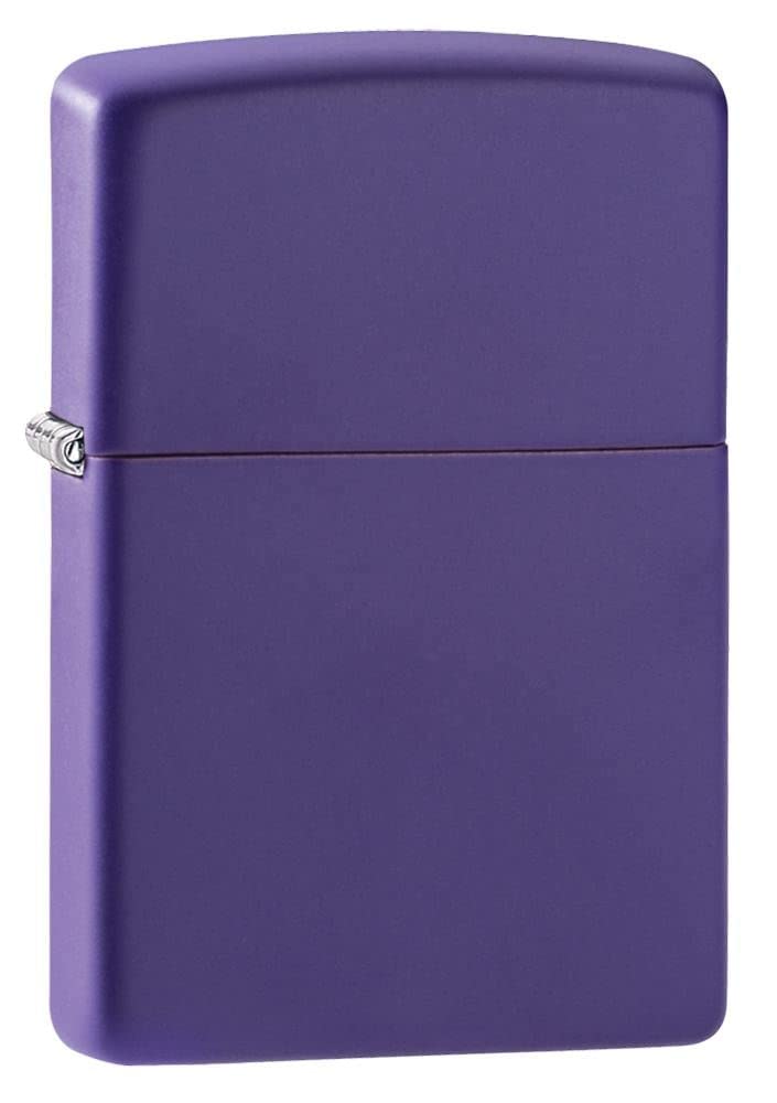 Personalized Classic Purple Matte Zippo Lighter - Free Engraving