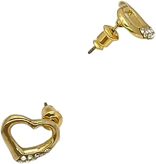 Heart Shape Stud Earrings (GD-3)