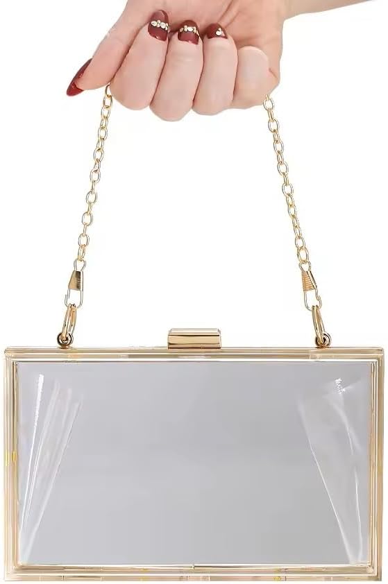 Customizable Design, Text and Art work Purse for Women Acrylic Clutch