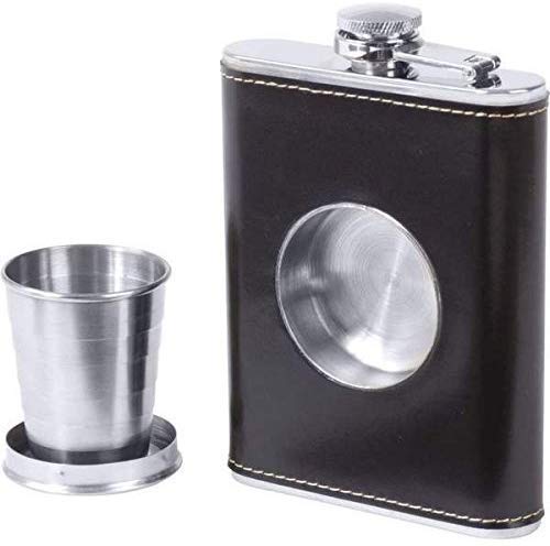 Gifts Infinity® 8oz stainless steel flask with built-in cup