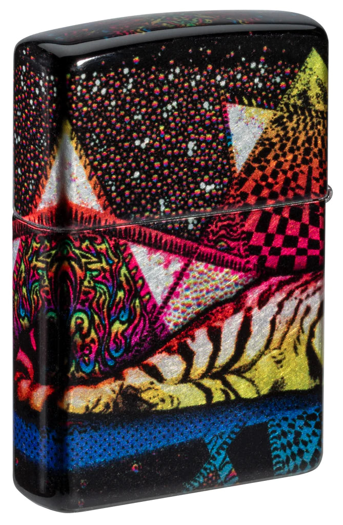 Zippo Mystic Tiger Design A Regal Tiger Poses On This Stunning 540 Fusion Lighter