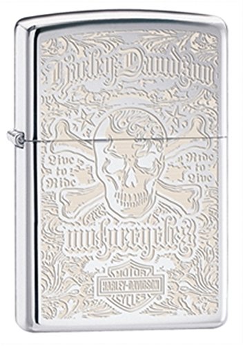 Zippo Harley-Davidson Skull Pocket Lighter