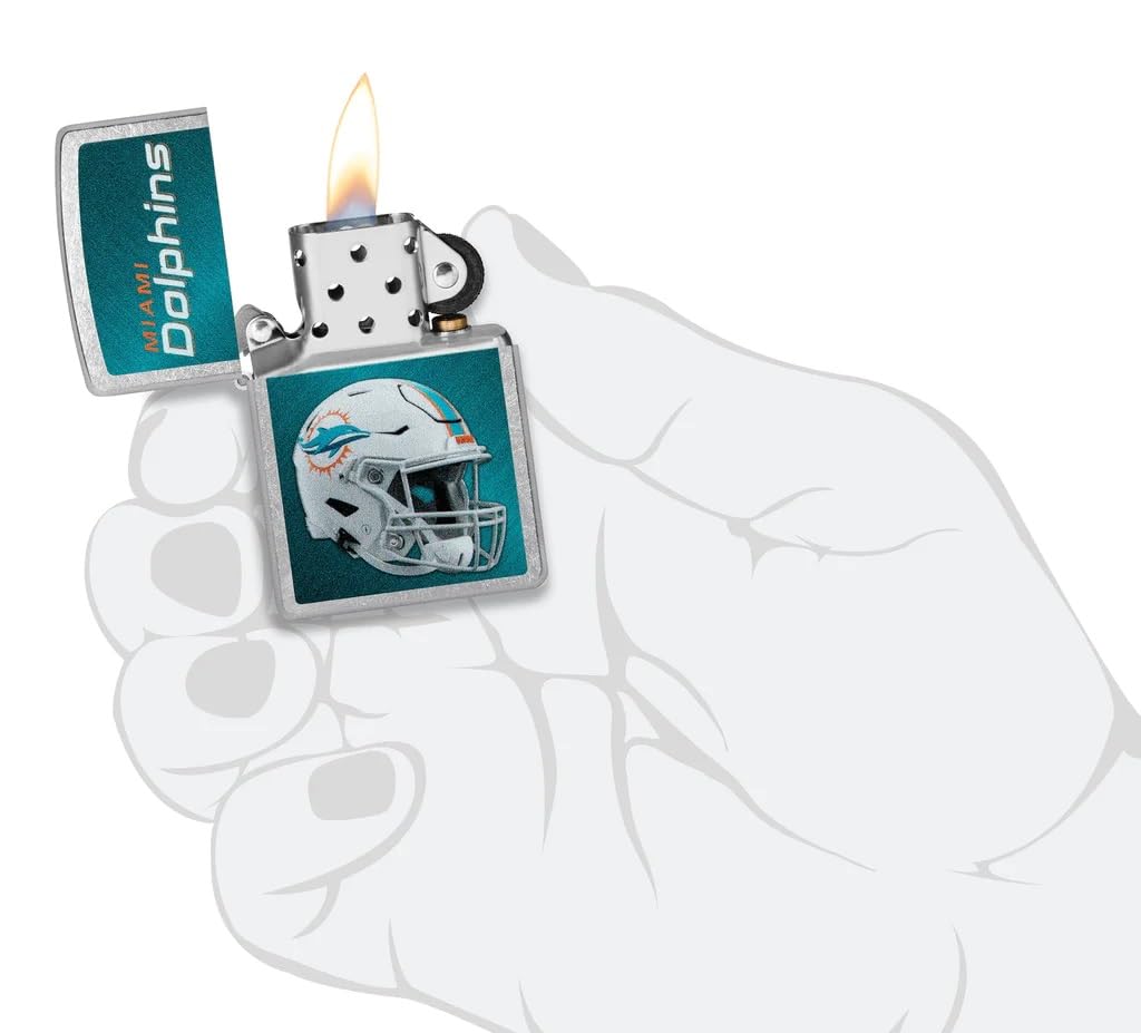 Latest Style Personalized Zippo Lighter NFL - Free Laser Engraving ? (Miami)