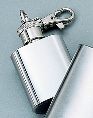 Creative Gifts Clip ON Flask, Stainless Steel.