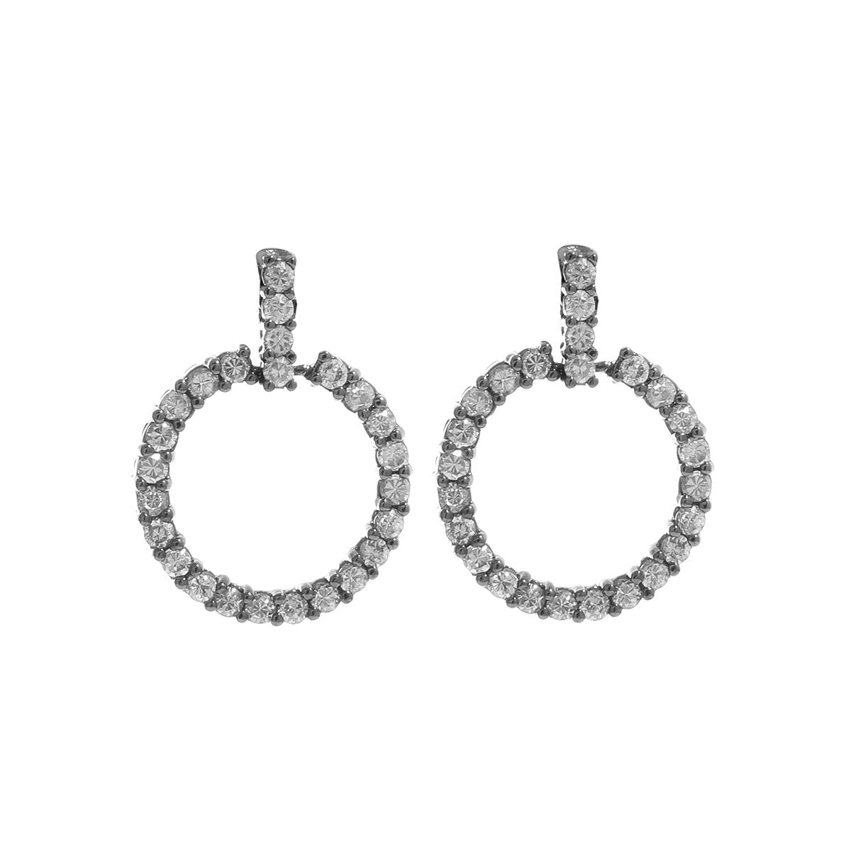 Circle of Love rhinestone Ladies Earrings FE11