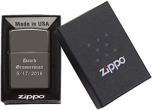 Zippo Black Ice Wind Proof Oil Lighter