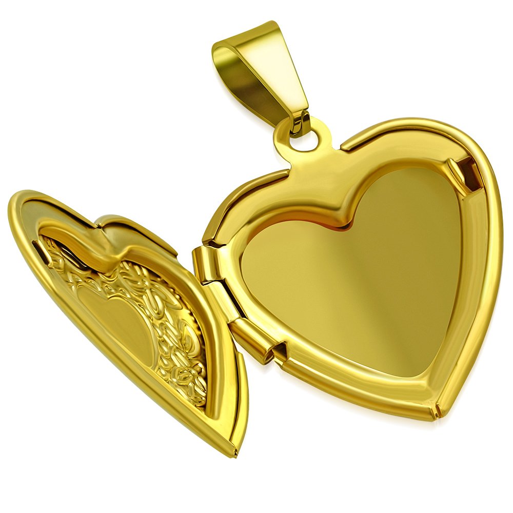 Gifts Infinity Stainless Steel Vine Love Heart Photo Fame Locket Pendant (VPP505)