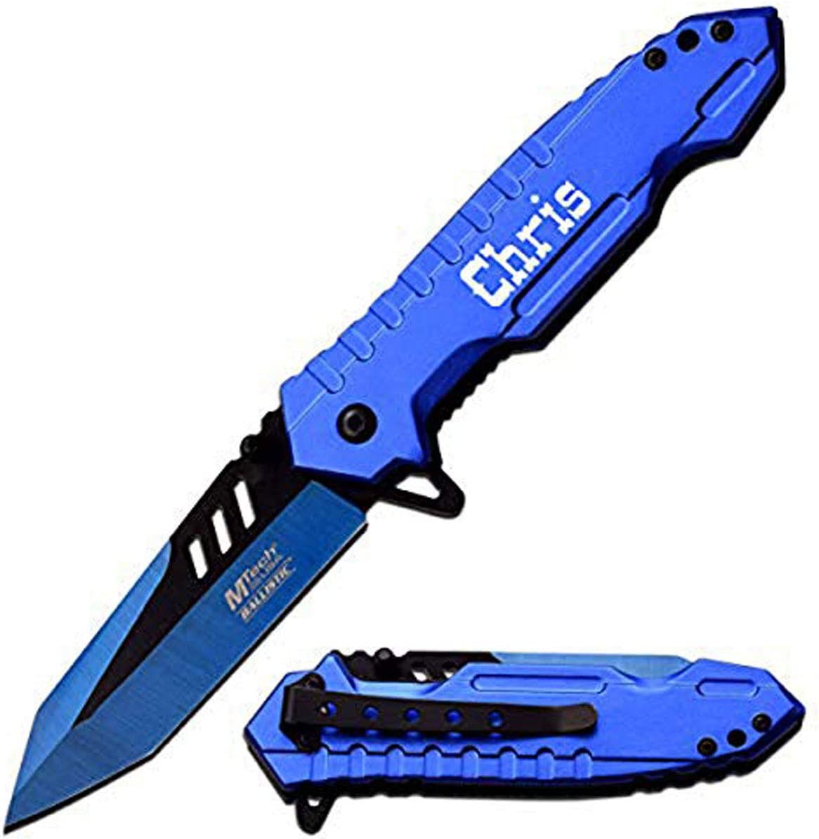 MTECH USA – Personalized Knife Pocket Knife with Free Engraving - MT-A927SL, Pack 1