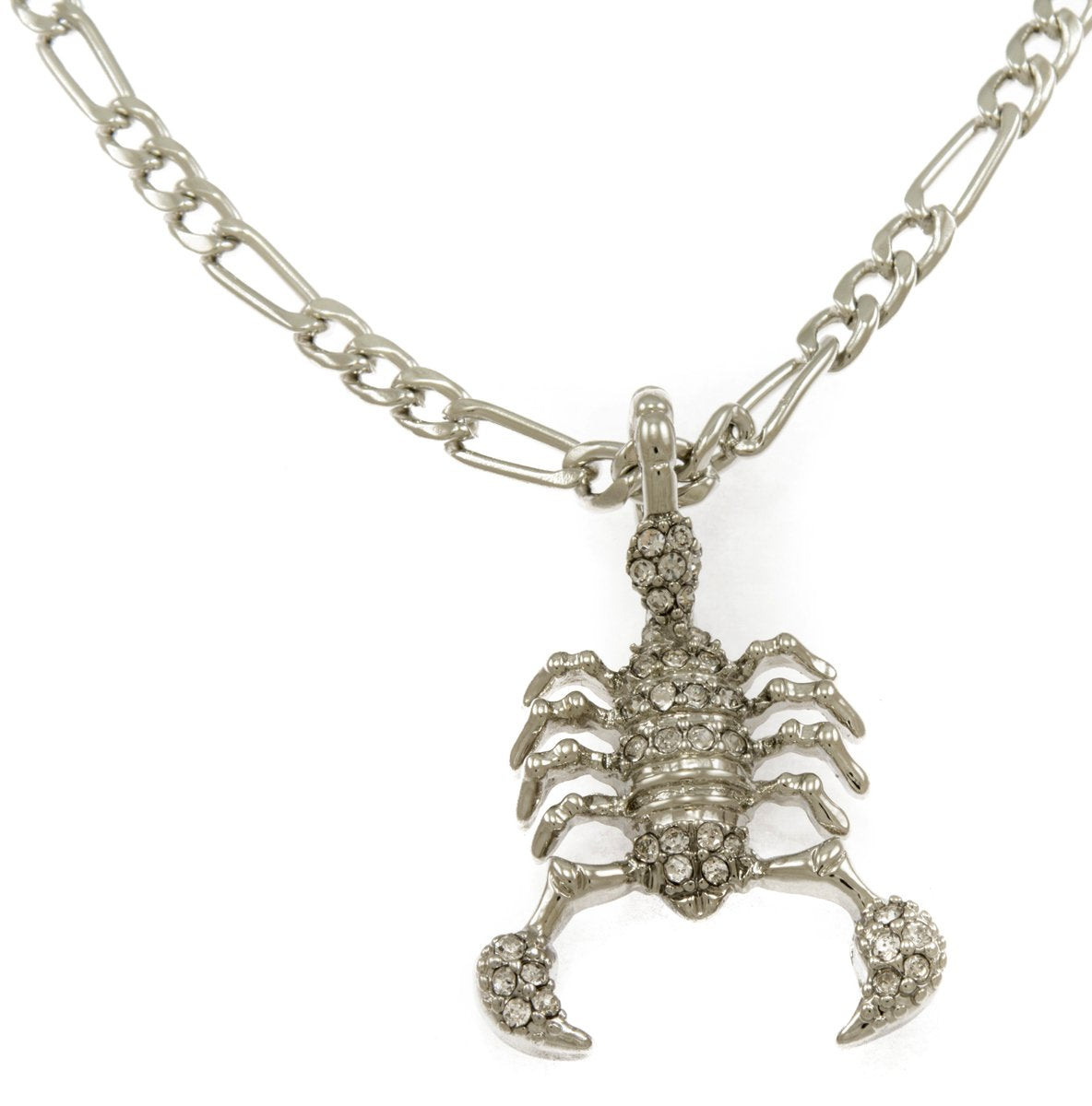 GIFTS INFINITY Scorpion King Men's Pendant – Silver Tone with Free 24” Chain