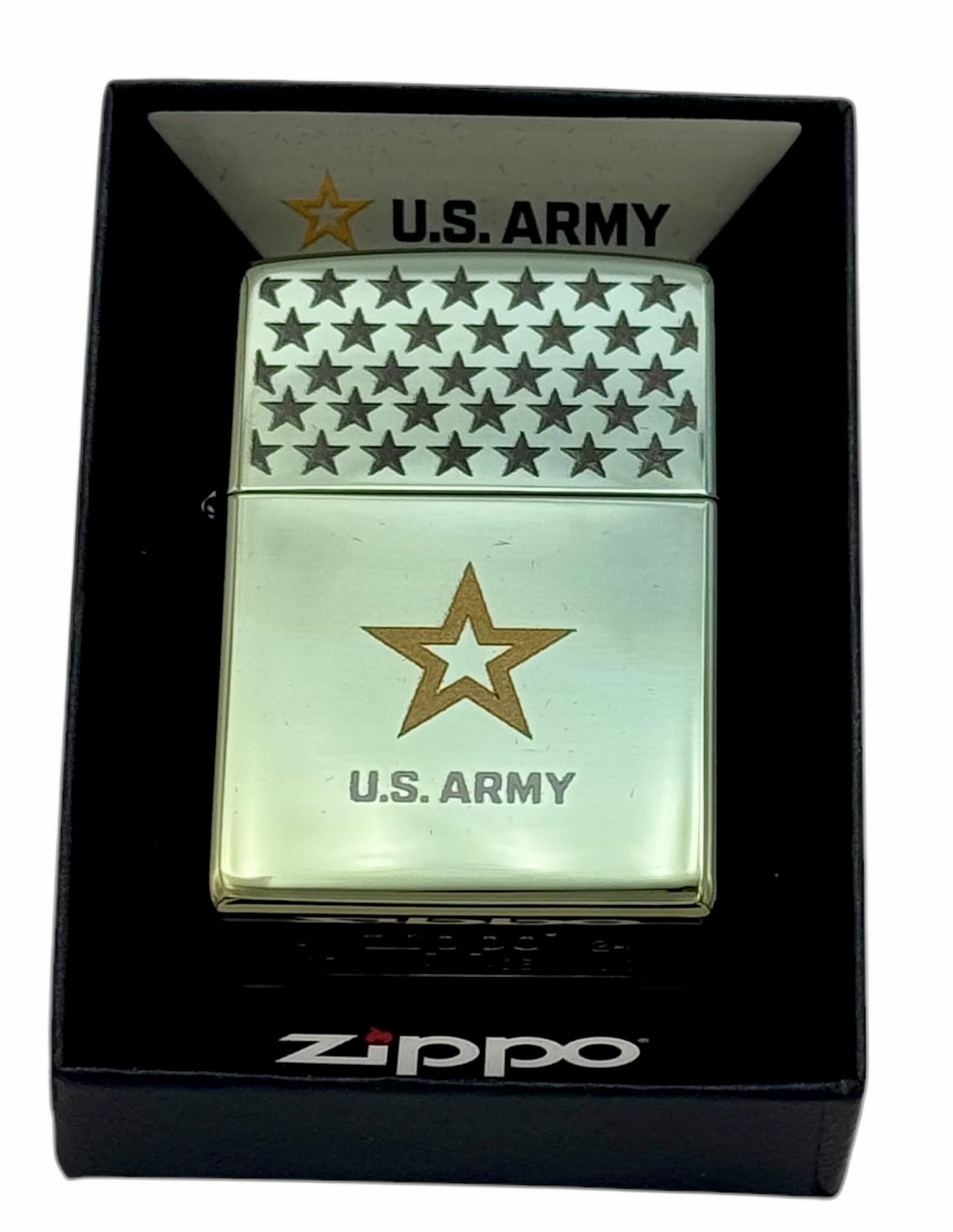 Custom Personalized ZIPPO Classic US Army Windproof Oil Lighter Engraving Christmas, Halloween & Valentines Day Gift (HP Green)