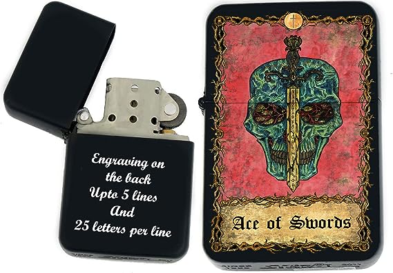 Custom Tarot Card Lighter (Ace of Swords)