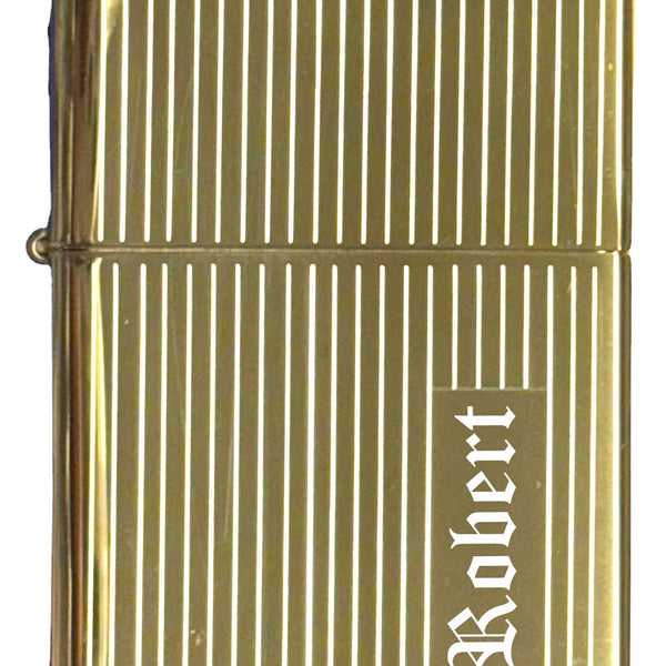 Personalized The Striped Design ZIPPO Lighter - Free Engraving - Chris