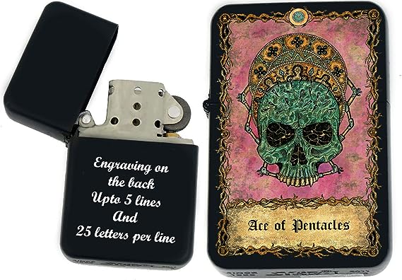 Custom Tarot Card Lighter (Ace of Pentacles)