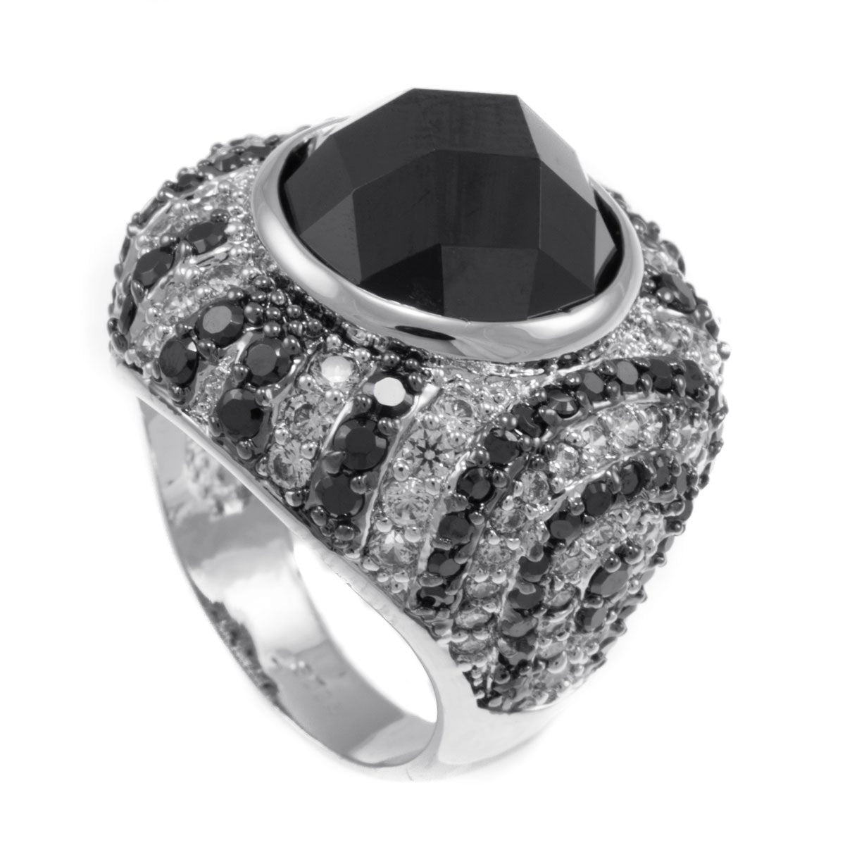 GIFTS INFINITY Onyx Ladies Cocktail Ring RL162 (8)