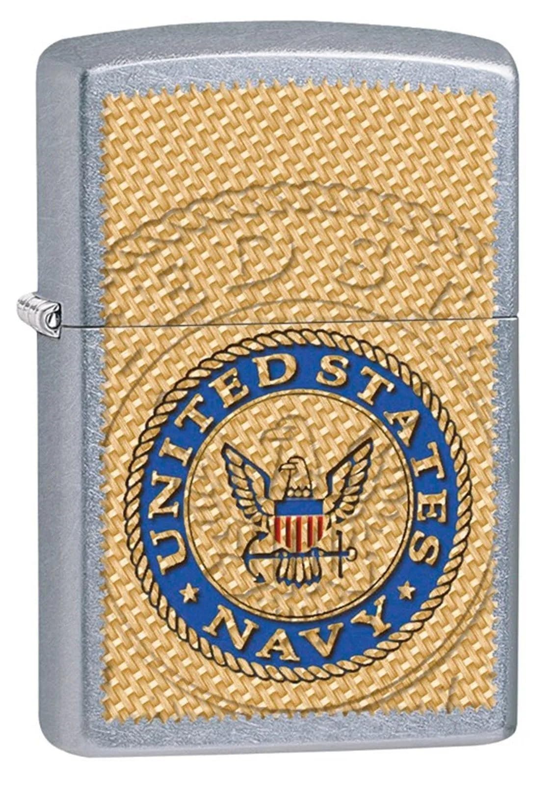 Custom Personalized Classic Zippo US Navy Windproof Lighter Engraving (205 US Navy)