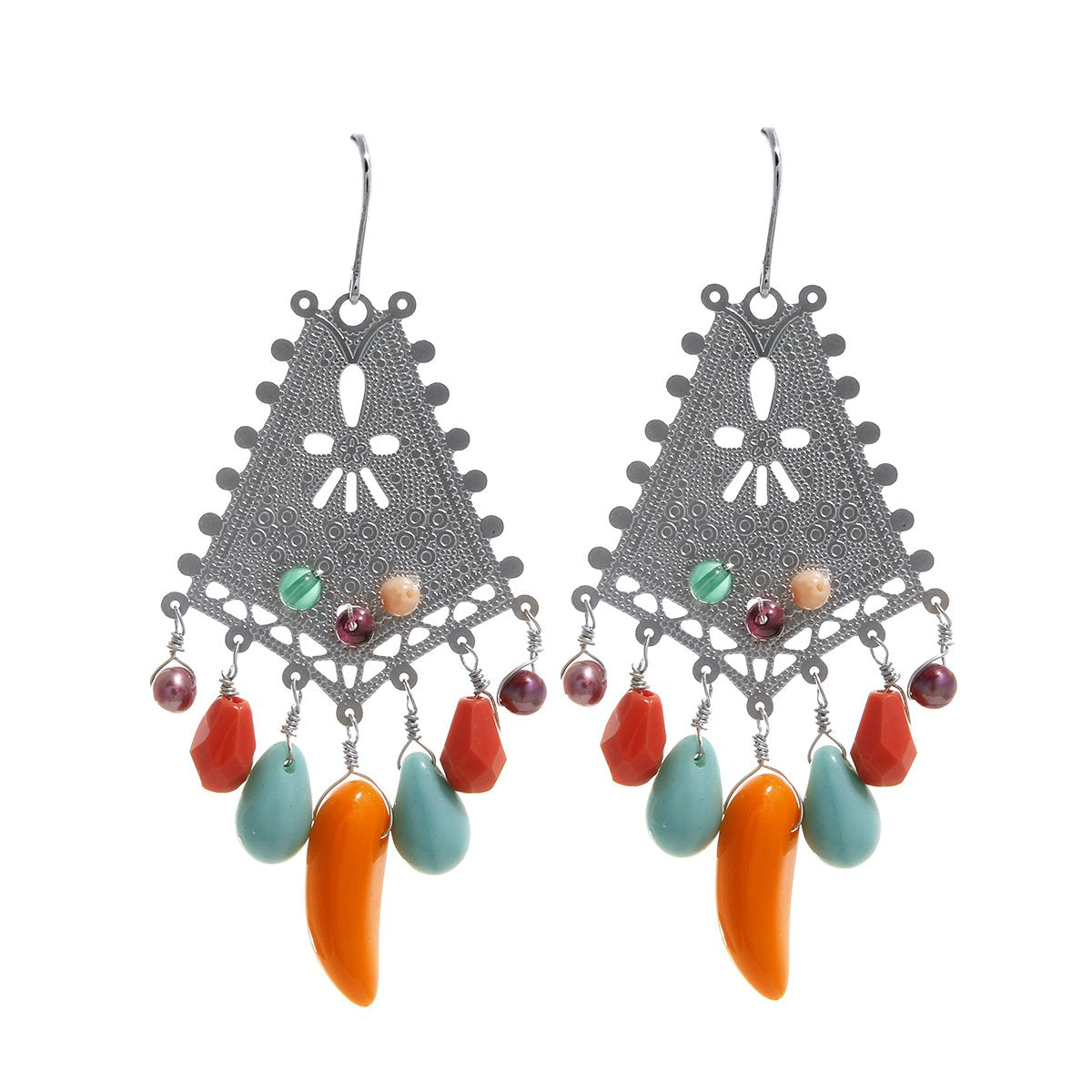 Tribal Dangling Earrings FE04