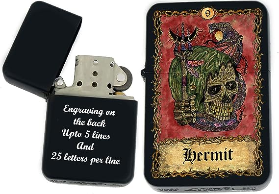 Custom Tarot Card Lighter (Hermit)