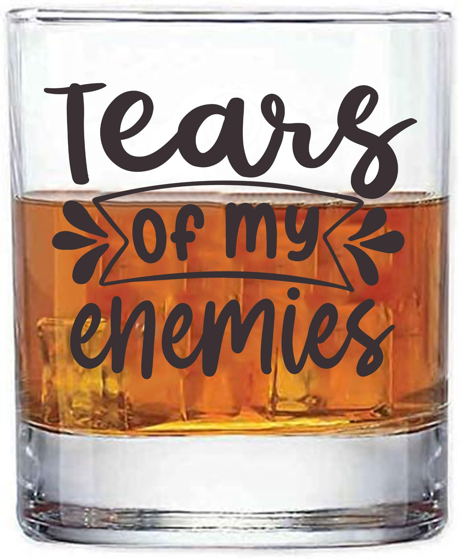 GIFTS INFINITY Alcohal Drinking Qoutes Funny Sayings Double 11oz Old Fashioned Glasses UV Printed. (D-33)