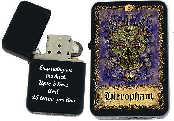 Custom Tarot Card Lighter (Hierophant)