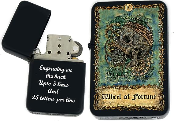 Custom Tarot Card Lighter (Wheel of Fortune)