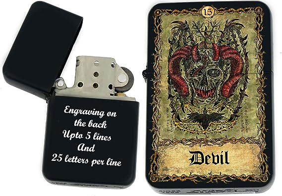 Custom Tarot Card Lighter (Devil)
