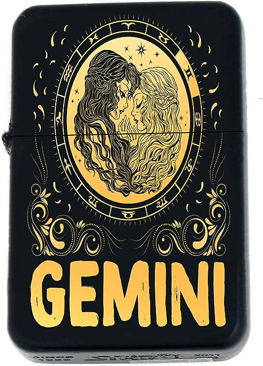 Personalized Zodiac Signs Lighter (Gemini)
